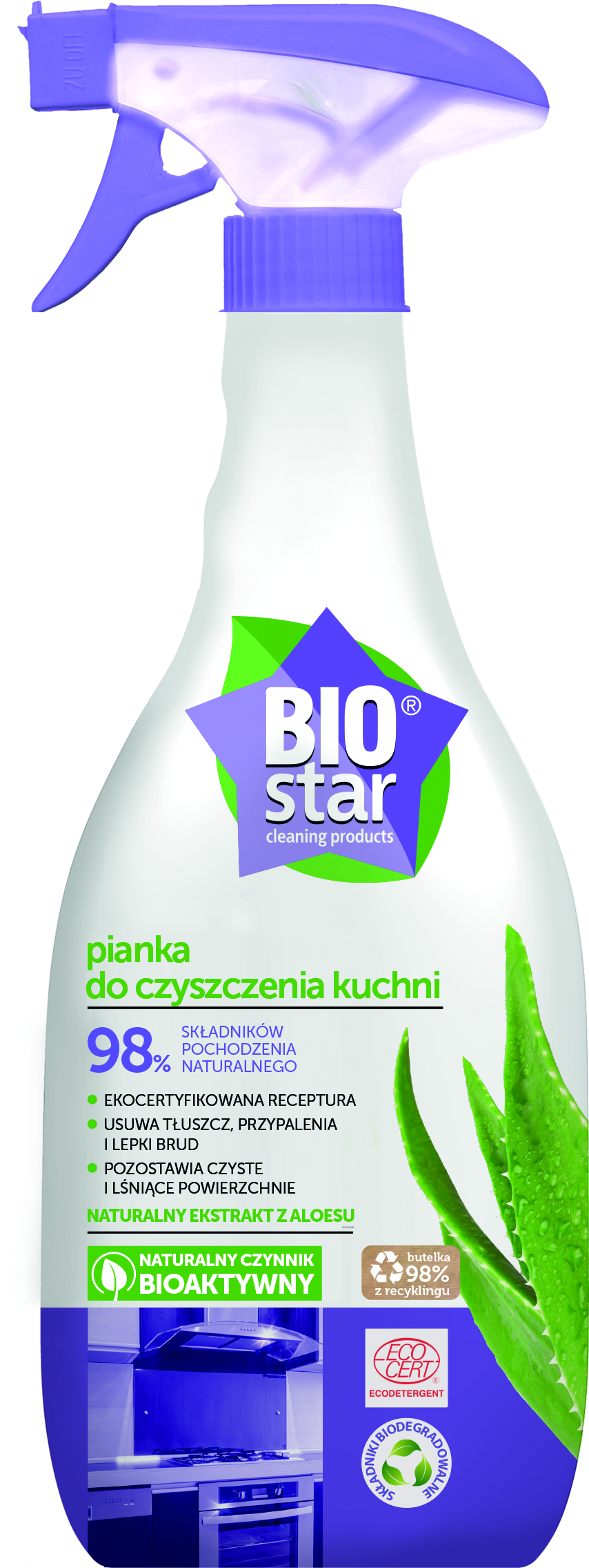 BIOstar 주방 세정 폼 700ml 스프레이 용기