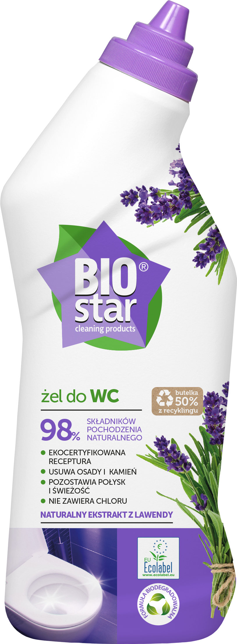 BIOstar 변기 세정 젤 750ml 용기
